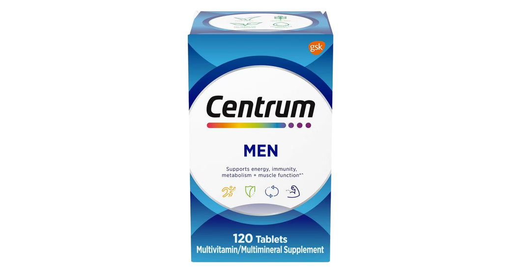 Centrum Mens Multivitamin Supplement Tablets, 120 Count