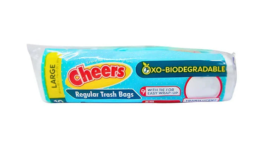Cheers Trash Bags Translucent Large 10's