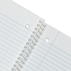 PEN + GEAR College Rule 1-Subject Notebook, 10.5" x 8", Red, 70 Sheets