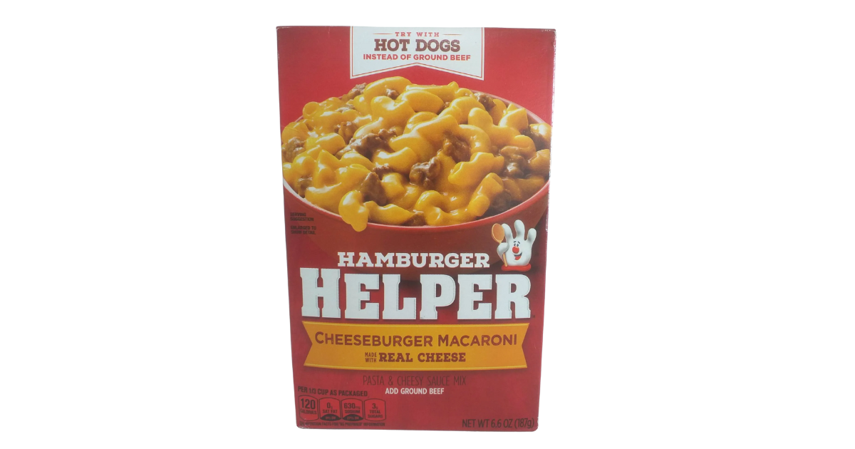 Hamburger Helper Cheeseburger Macaroni, Made With Real Cheese, 6.6 oz(187g)