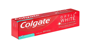 Colgate Optic White Teeth Whitening Toothpaste, Stain Fighter, Fresh Mint Gele (2 oz)56.6g