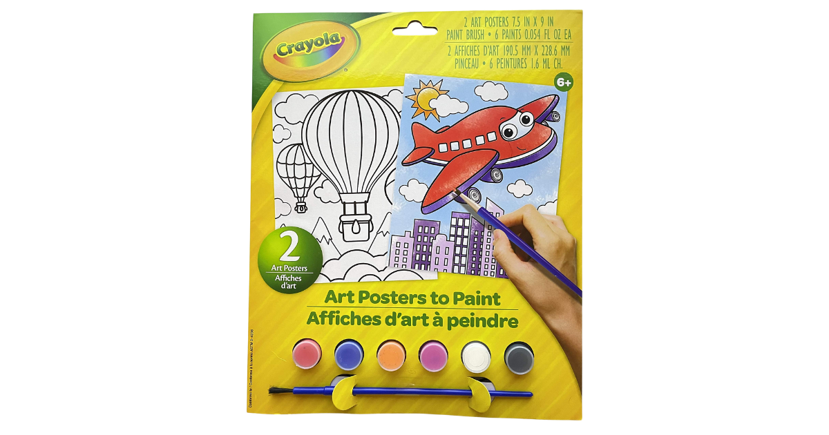 CRAYOLA Arts Posters To Paint 6+ age