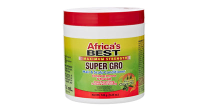Africa’s Best Super Grow Maximum Strength Hair & Scalp Conditioner, 5.25 oz