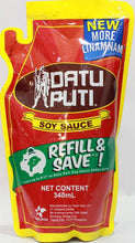 Load image into Gallery viewer, DATU PUTI SOY SAUCE 340ML
