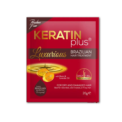 Keratin Plus Luxurious Brazilian Hair Treatment 20g