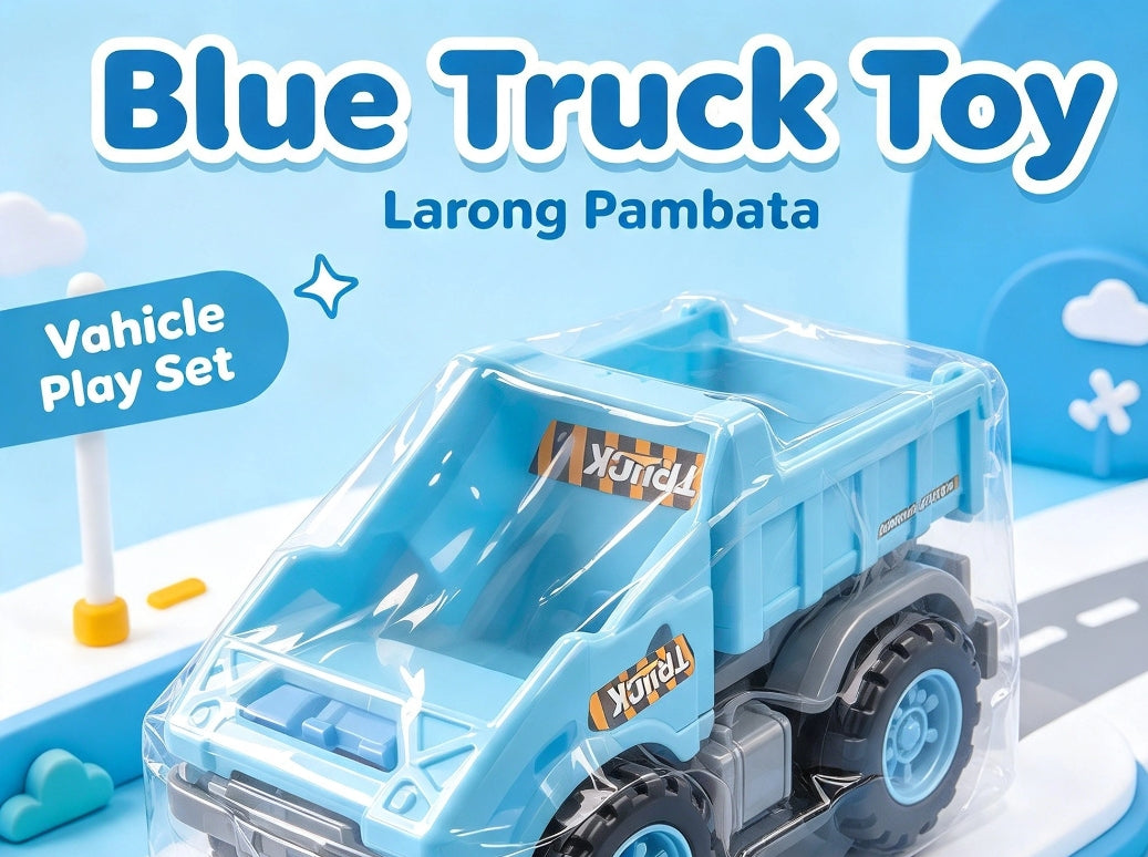 Blue truck toys