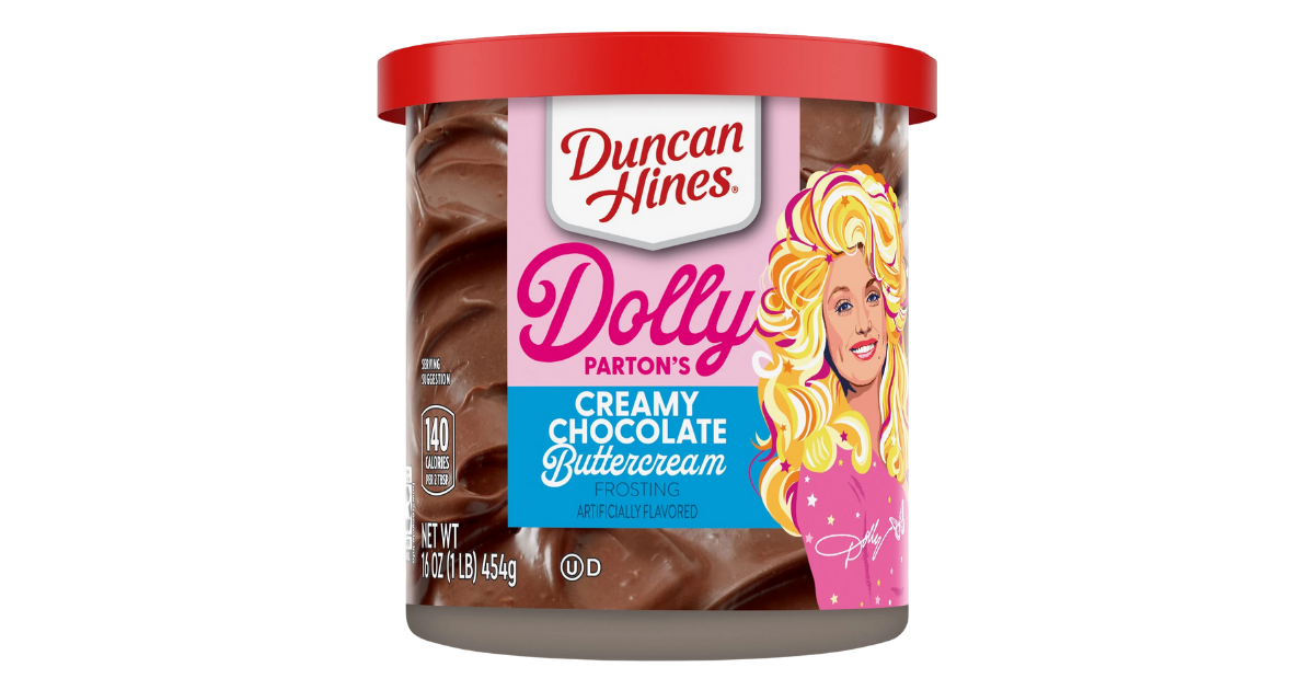 Duncan Hines Dolly Parton's Favorite Chocolate Buttercream Flavored Cake Frosting, 16 oz
