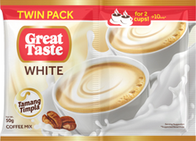 Load image into Gallery viewer, Great Taste White 3-in-1 Coffee Mix Twin Pack | 50g
