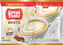 Load image into Gallery viewer, Great Taste White 3-in-1 Coffee Mix Twin Pack | 50g
