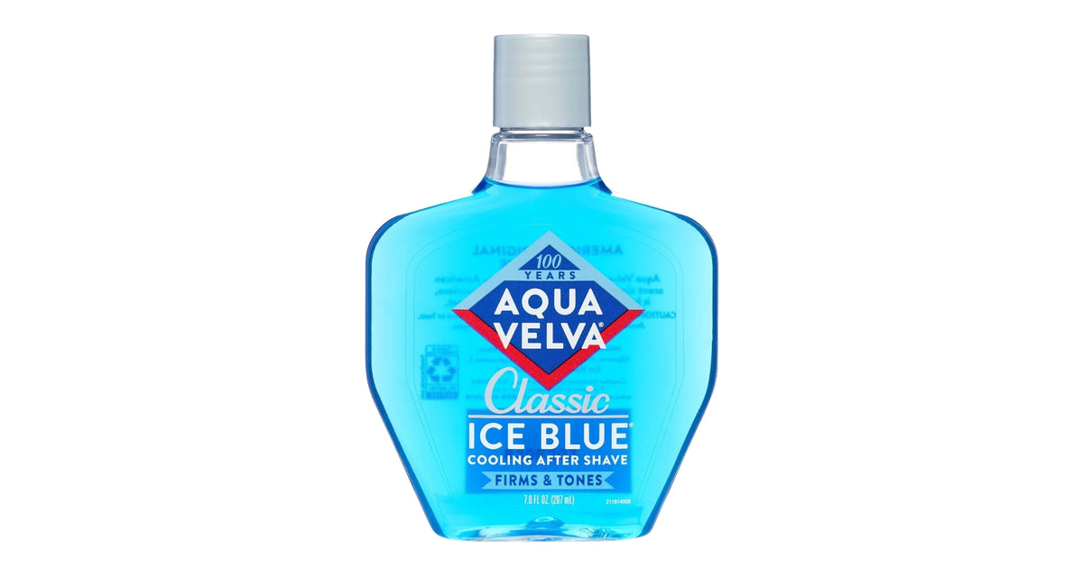 Aqua Velva After Shave, Classic Ice Blue Scent Firms &tones cooling after shave 7 fl. oz.