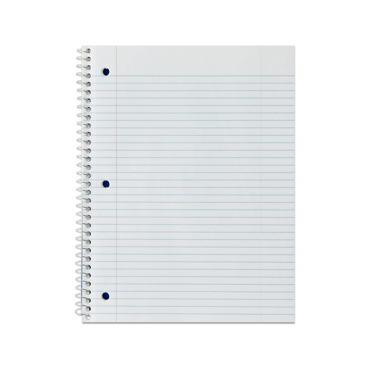PEN + GEAR College Rule 1-Subject Notebook, 10.5" x 8", Purple, 70 Sheets