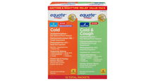 Load image into Gallery viewer, Equate Daytime Cold &amp; Nighttime Cold &amp; Cough Multi-Symptom Severe Relief Powder, over The Counter, 12 Count
