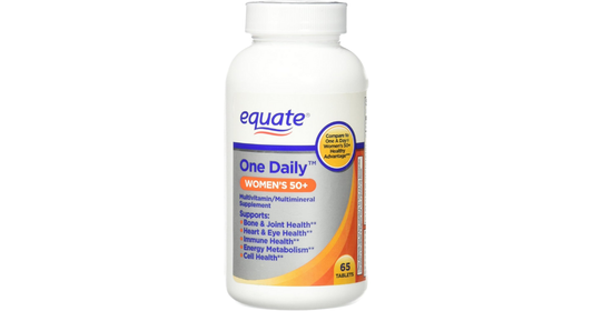 Equate One Daily Vitamin Women 50+ 65 Tablets