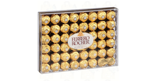 Load image into Gallery viewer, Ferrero Rocher Fine Hazelnut Chocolates, Chocolate Gift Box, 48 Count Flat, 21.2 oz
