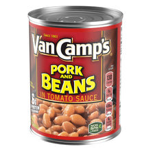 Load image into Gallery viewer, Van Camp&#39;s Pork And Beans In Tomato Sauce, Canned Beans, 15 oz
