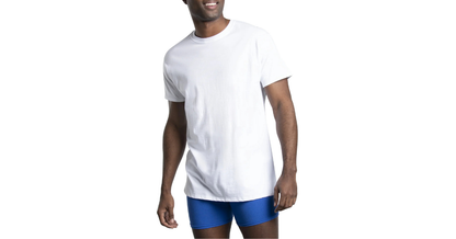 Fruit of the Loom Men's Eversoft Crew T-Shirt Undershirts, Super Value 10-Pack