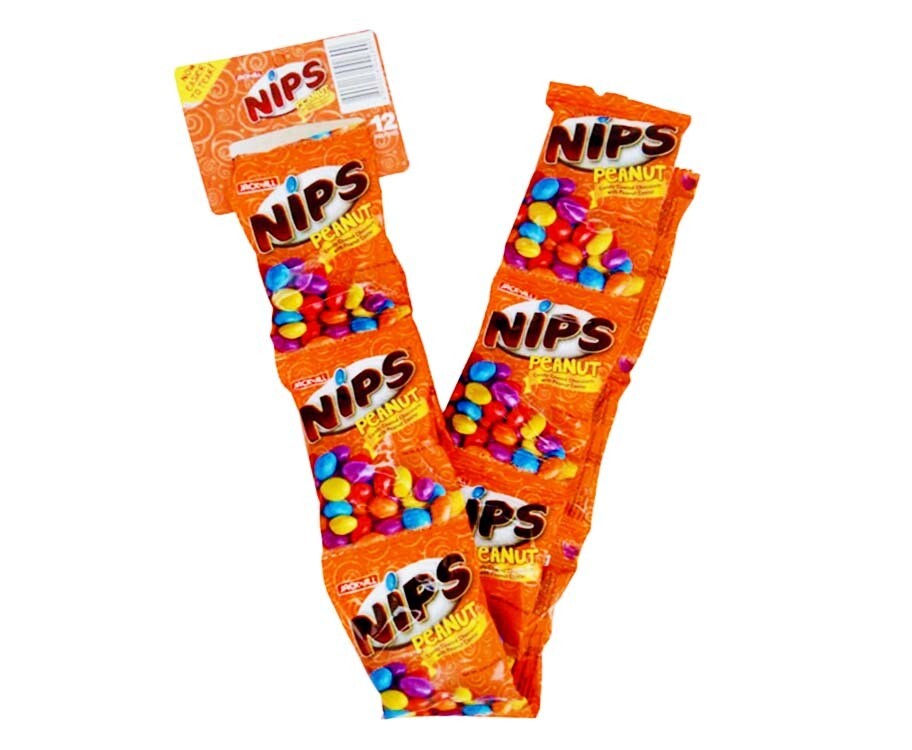 Jack 'n Jill Nips Peanut Chocolate Coated Candy