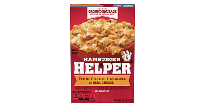 Hamburger Helper Four Cheese Lasagna made with Real Cheese 155g