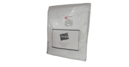 Hanes White Comfortlight Crewneck T- Shirt Singles