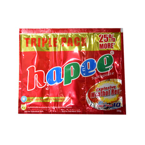 Hapee Toothpaste Tween Sachet Red 30mL