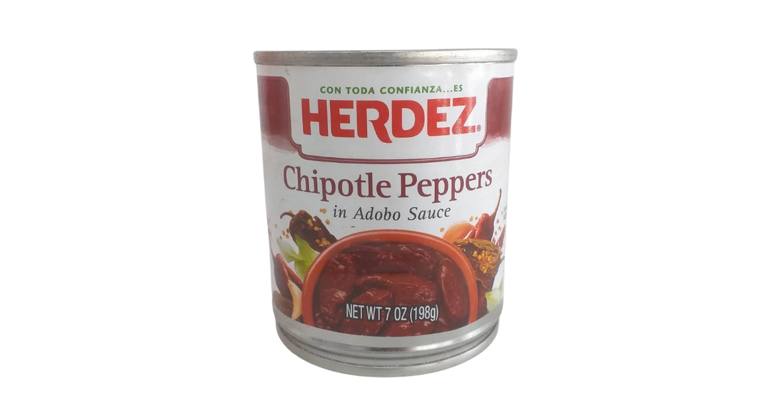 Herdez Chipotle Peppers in Adobo Sauce 7 Oz (198g)