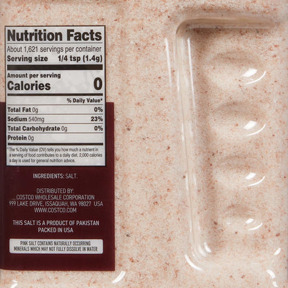 Kirkland Signature Pink Salt Fine Grain 5 Pounds