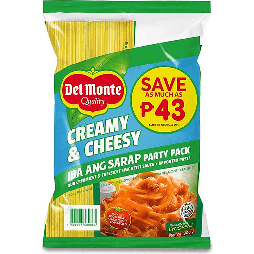 Del Monte Creamy & Cheesy Party Pack | 900g + 700g Pasta