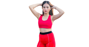 High Quality Breathable Spandex Nylon Cross Sport Bra & Short