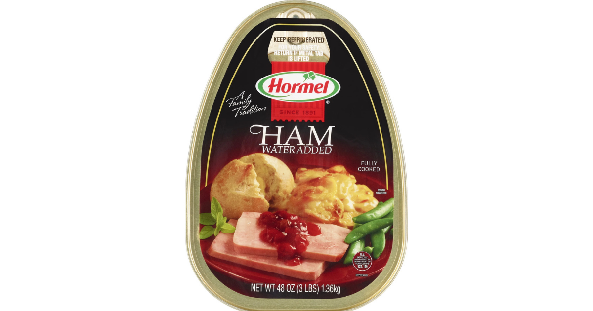 HORMEL Canned Ham, Fully Cooked, Refrigerated, 48 oz Steel Can – Ma ...