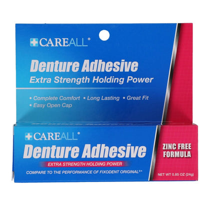 CareALL Extra Strength Holding Power Denture Adhesive, 0.85-oz.