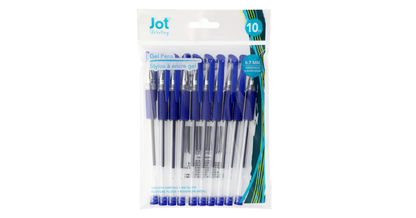 Jot Writing Blue Gel Pens, 10-ct.