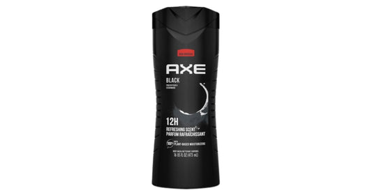 AXE Black Body Wash 12H Refreshing Scent Black Frozen Pear & Cedarwood, 16 oz(473ml)