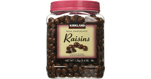 Kirkland Signature Milk Chocolate, Raisins, 1.5kg(3.4lb)