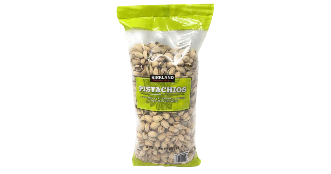 Kirkland Signature Dry Roasted & Salted In-Shell Pistachio, 48 Ounce U.S.A