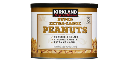 Kirkland Signature Extra-Large Peanuts 2.5 lb (1.13kg) U.S.A