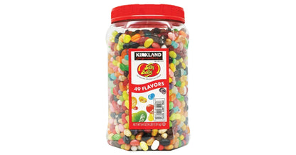 Kirkland Signature Jelly Belly 49 Flavors Of The Original Gourmet Jelly Bean - 1.81kg (64 Oz) Jar
