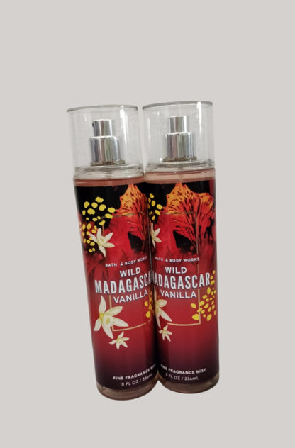 Bath and Body Works WILD MADAGASCAR VANILLA Fine Fragrance Mist 8 Fluid Ounce