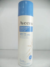 Load image into Gallery viewer, Aveeno Positively Smooth Shave Gel shaveless with Soy, Aloe and Vitamin E, 7 oz(198g)
