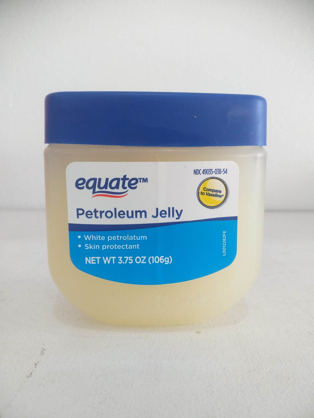 Equate 100% Pure Petroleum Jelly, 3.75 oz(106g)