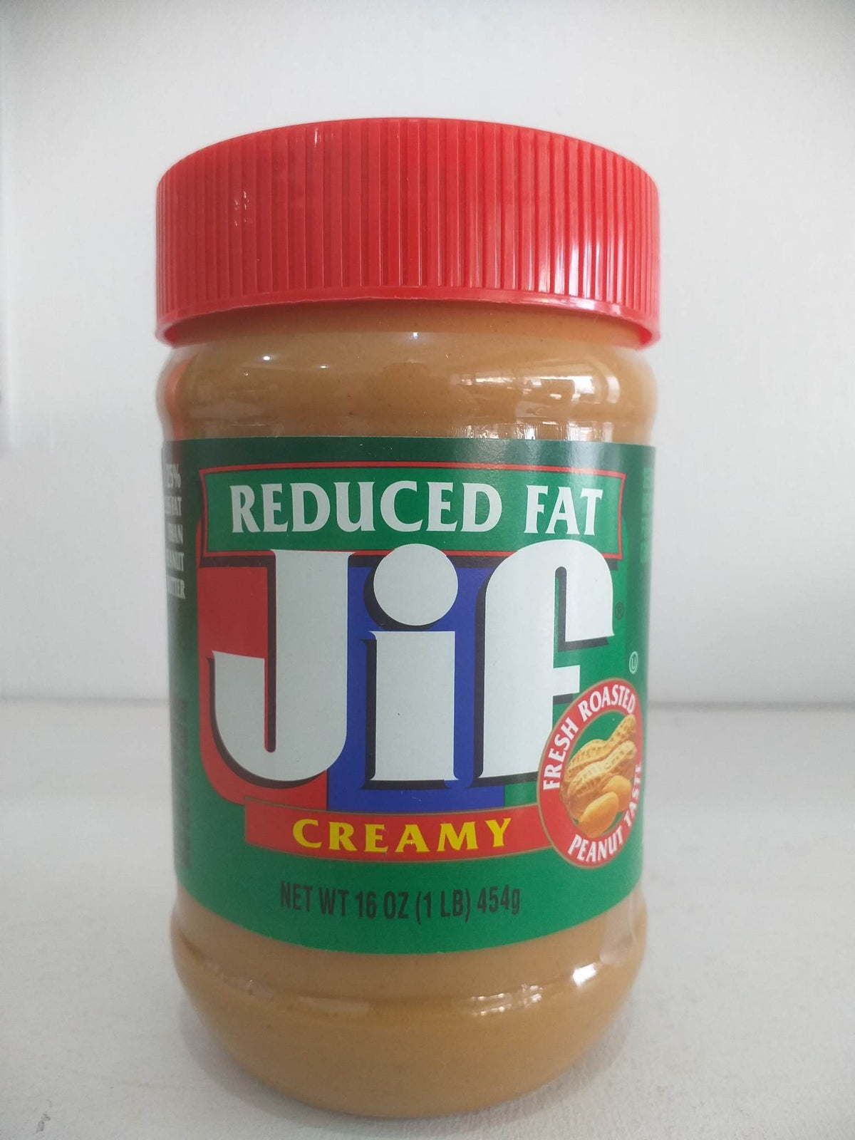 Jif Reduced Fat Creamy Peanut Butter Spread 16oz(454g)