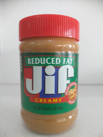 Jif Reduced Fat Creamy Peanut Butter Spread 16oz(454g)