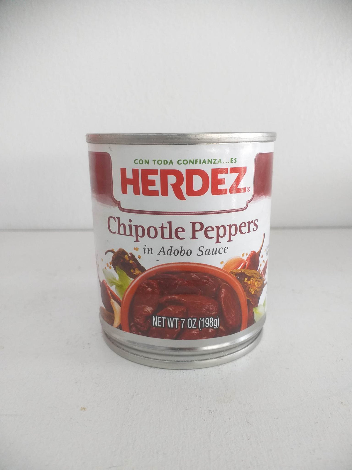 Herdez Chipotle Peppers in Adobo Sauce 7 Oz (198g)
