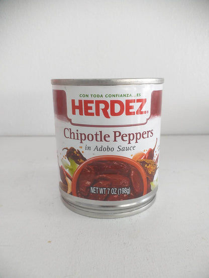 Herdez Chipotle Peppers in Adobo Sauce 7 Oz (198g)