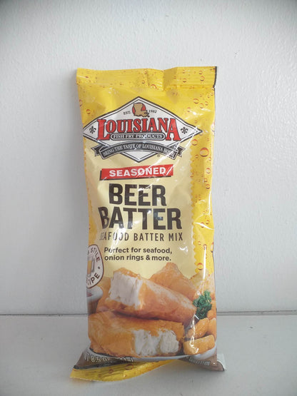 Louisiana Fish Fry Products Seasoned Beer Batter Mix 8.5oz