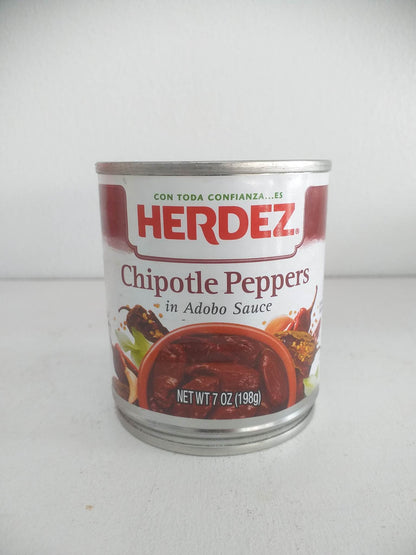 Herdez Chipotle Peppers in Adobo Sauce 7 Oz (198g)