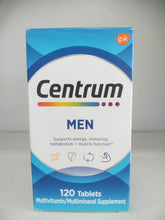 Load image into Gallery viewer, Centrum Mens Multivitamin Supplement Tablets, 120 Count
