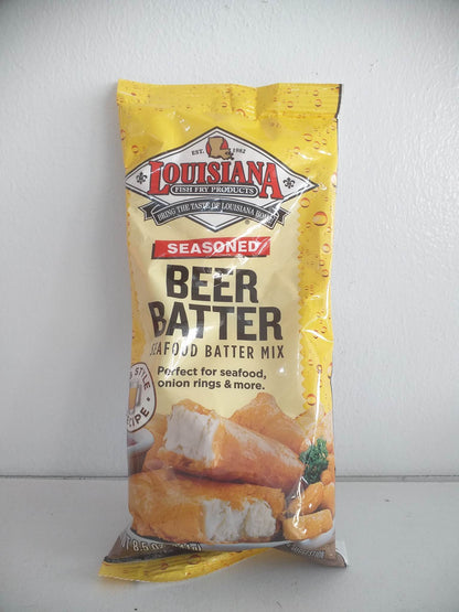 Louisiana Fish Fry Products Seasoned Beer Batter Mix 8.5oz