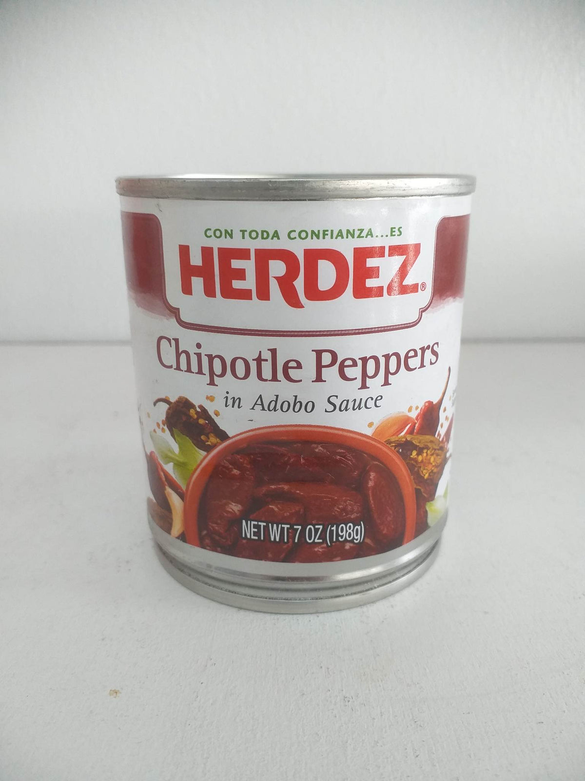 Herdez Chipotle Peppers in Adobo Sauce 7 Oz (198g)