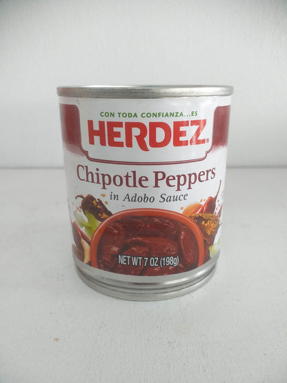 Herdez Chipotle Peppers in Adobo Sauce 7 Oz (198g)