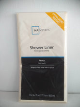 Load image into Gallery viewer, Mainstays Extra Light Weight Shower Liner - Ivory (177.8cm x 180.3 cm)
